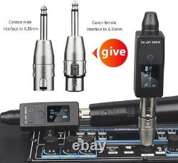 NEW UHF Wireless XLR Transmitter Receiver System with 48V Phantom Power