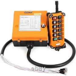 NEWTRY Wireless Crane Remote Control 12 Button 12V Hoist Controller- OB