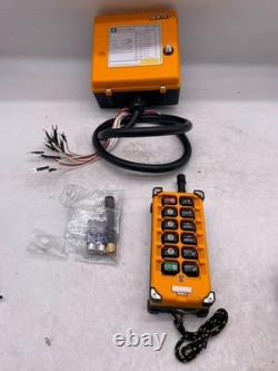 NEWTRY Wireless Crane Remote Control 12 Button 12V Hoist Controller- OB