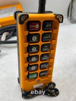 NEWTRY Wireless Crane Remote Control 12 Button 12V Hoist Controller- OB