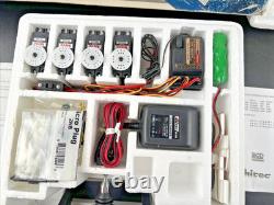 NOS HITEC Laser 6 Vintage RC Radio Control Model Airplane Transmitter servo heli