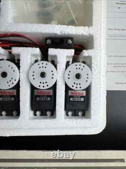 NOS HITEC Laser 6 Vintage RC Radio Control Model Airplane Transmitter servo heli