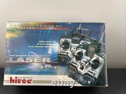 NOS HITEC Laser 6 Vintage RC Radio Control Model Airplane Transmitter servo heli