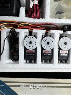 NOS HITEC Laser 6 Vintage RC Radio Control Model Airplane Transmitter servo heli