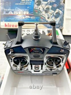 NOS HITEC Laser 6 Vintage RC Radio Control Model Airplane Transmitter servo heli