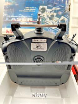 NOS HITEC Laser 6 Vintage RC Radio Control Model Airplane Transmitter servo heli