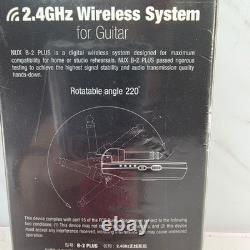 NUX B-2 PLUS 2.4GHz Wireless System for Guitar Digital Transmitter Receiver