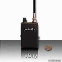 New! Pll Nfm Uhf Receiver V2 For Bugs Spy Transmitters Taps Detachable Antenna