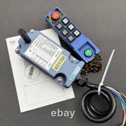 New SAGA1-L8B 1 Receiver + 1 Transmitter DC24V Crane Wireless Remote Controller