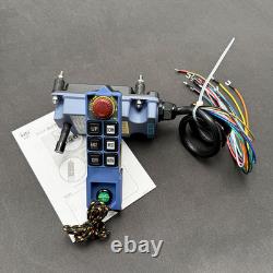 New SAGA1-L8B 1 Receiver + 1 Transmitter DC24V Crane Wireless Remote Controller