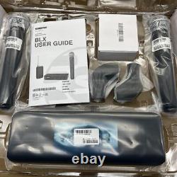 New US Shure BLX288/SM58 Dual-Channel Wireless Handheld Microphone System