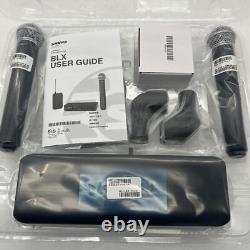 New US Shure BLX288/SM58 Dual-Channel Wireless Handheld Microphone System