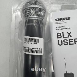 New US Shure BLX288/SM58 Dual-Channel Wireless Handheld Microphone System