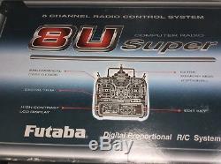 Nos FUTABA PCM 1024 T8UAP TRANSMITTER with RECEIVER CASE Rc Radio Airplane