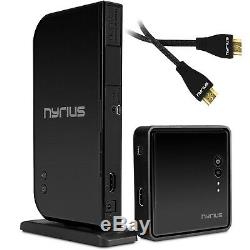 Nyrius ARIES Home HDMI Digital Wireless Transmitter & Receiver with 2 HDMI Cables