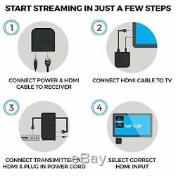 Nyrius Aries Home+ Wireless HDMI 2X Input Transmitter & Receiver for Streamin