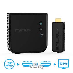 Nyrius Aries Prime Wireless Video HDMI Transmitter & Receiver for Streaming HD &