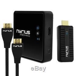 Nyrius Wireless Video HDMI Transmitter & Receiver with BONUS HDMI Cable