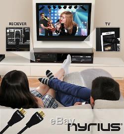 Nyrius Wireless Video HDMI Transmitter & Receiver with BONUS HDMI Cable