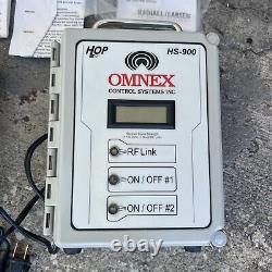 OMNEX Radio Control System HS-900-AC Transmitter Receiver Antenna Works Tested