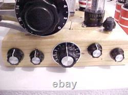 One Tube Send/receive Ham Radio 12sn7 Regen Radio/transmitter 160 & 80 Meters