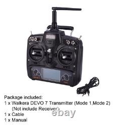 Original Walkera DEVO 7 Transmitter 2.4G Radio System+Receiver for RC Airplane