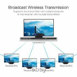 PAT-535 5.8GHz AV 200M STB Wireless AV Sender Transmitter 2 Receiver IR Remoter