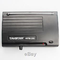 PRO Takstar WPM-200 In-Ear Stage Wireless Monitor System Transmitter +4 Receiver
