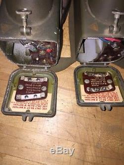 Pair of WWII U. S. Army Radio Receiver and Transmitter BC-611-F