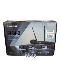 Phenyx Pro Dual-Channel Wireless Microphone System, PTAU-2