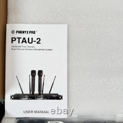 Phenyx Pro Dual-Channel Wireless Microphone System, PTAU-2