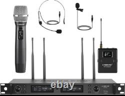 Phenyx Pro PTU-2U-1H1B Wireless Mic System True Diversity Dual Mic Set