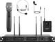 Phenyx Pro Ptu-2u-1h1b Wireless Mic System True Diversity Dual Mic Set
