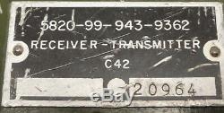 Plessey Larkspur C42 Radio Transmitter Receiver, Vintage UK Britain Military