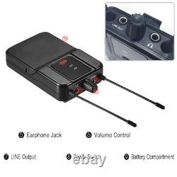 Portable UHF Wireless in-ear monitor system for big stage Transmitter receiver
