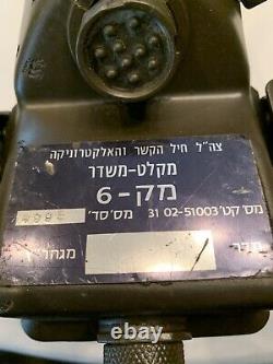Prc6 Rt- 196 Radio Receiver Transmitter Israeli Issue U. S. Made Lend Lease