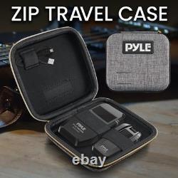 Pyle Wireless Guitar System Audio Transmitter and Receiver (Black)