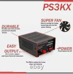 Pyramid PS3KX Fully Regulated 2.5 Amp Power Supply 3 Amp Surge