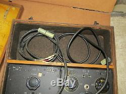 RARE CMS WWII Suitcase Spy Radio Transmitter Receiver
