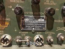 RARE World War II US Navy Code Talker Field Radio Transmitter Receiver