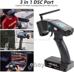 RC Car Transmitter Receiver Combo 2.4GHz 30 Models Storage for RC Crawler