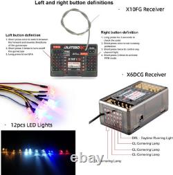 RC Radio Transmitter and Receiver 10 Channel DDF-350 with P10FG X6DCG Receiver 1