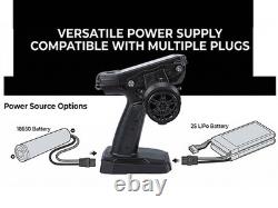 RC Transmitter With Receiver Black 3.5 Inch Color Display 2.4G 11 Channel RC