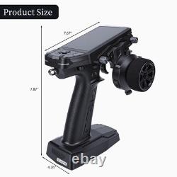 RC Transmitter With Receiver Black 3.5 Inch Color Display 2.4G 11 Channel RC