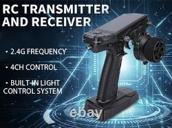 RC Transmitter With Receiver Black 3.5 Inch Color Display 2.4G 11 Channel RC