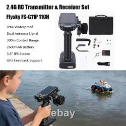RC Transmitter with Receiver 2.4G 11 Channel RC Transmitter Dual Antennaes kh