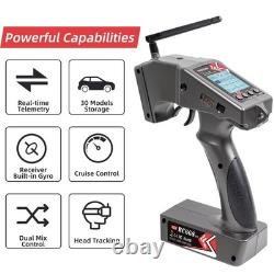 RC6GS V3 7CH Transmitter & Waterproof R7FG Receiver for Cars & Boats
