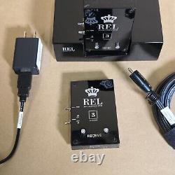 REL Acoustics ArrowT Wireless Transmitter and Receiver Version 3 Black Used