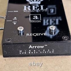 REL Acoustics ArrowT Wireless Transmitter and Receiver Version 3 Black Used