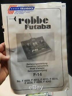 ROBBE FUTABA F-14 radio control receiver transmitter multi option system